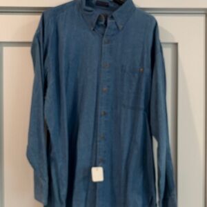 Ralph Lauren Men's Indigo Button-Down Denim Shirt